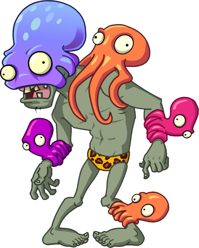 Зомби с осьминогами (Octo Zombie) | PvZ 2