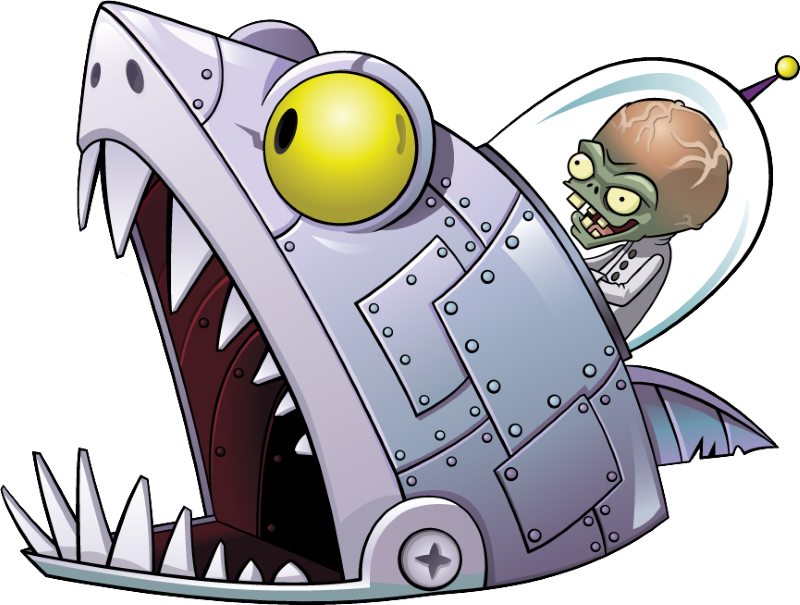 Зомбот - Акулотронная подлодка (Zombot Sharktronic Sub) | PvZ 2