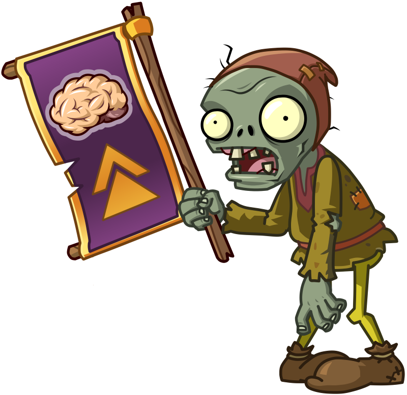 Зомби-демонстрант тёмных веков (Peasant Flag Zombie Veteran) | PvZ 2