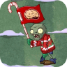 Рождественский зомби с флагом (Christmas zombie with a flag)