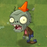 Мозговитый зомби с конусом (Brainz zombie with a cone)