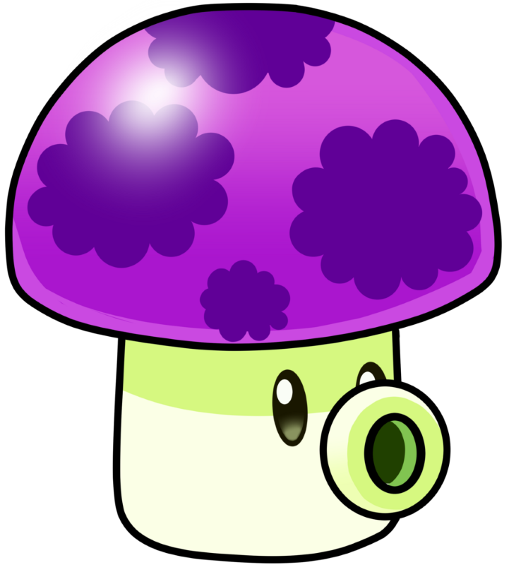 Пыхтящий гриб (Puff-shroom) | PvZ 2