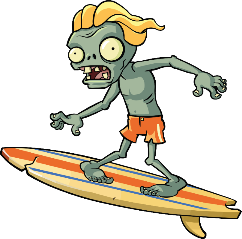 Зомби-сёрфер (Surfer Zombie) | PvZ 2