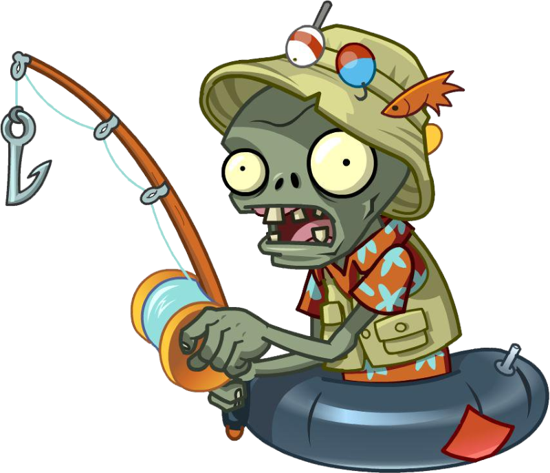 Зомби-рыбак (Fisherman Zombie) | PvZ 2