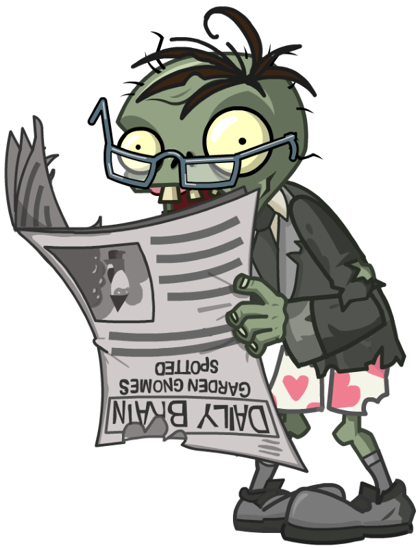 Зомби с газетой (Newspaper Zombie) | PvZ 2