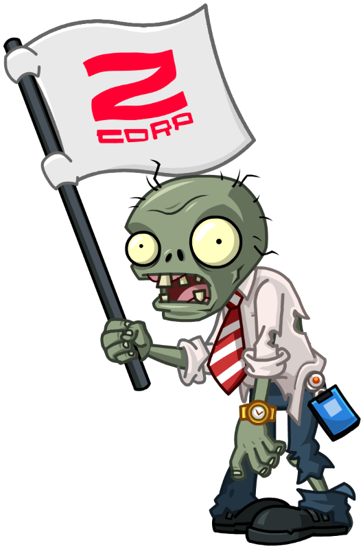 Зомби с флагом зКорп (ZCorp Flag Zombie) | PvZ 2