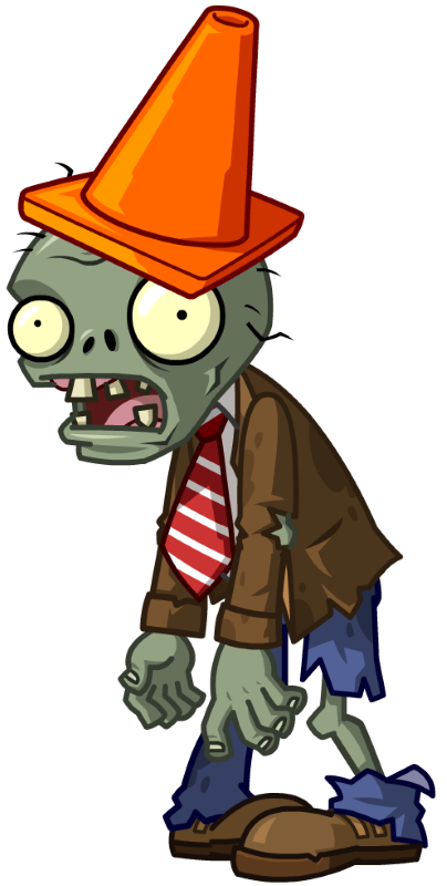 Зомби с конусом (Conehead Zombie) | PvZ 2