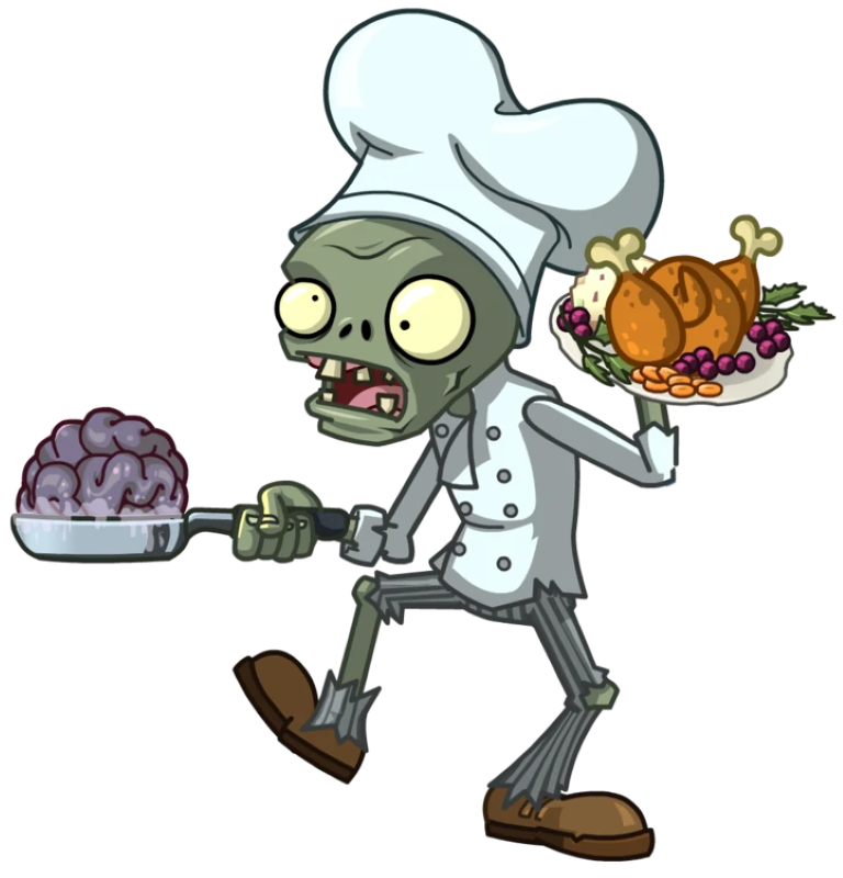 Зомби-шут-повар (Zombie jester chef) | PvZ 2