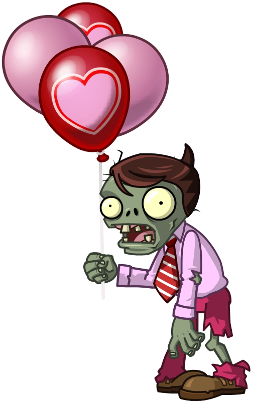 Влюблённый зомби с шариками (Zombie in love with balloons) | PvZ 2