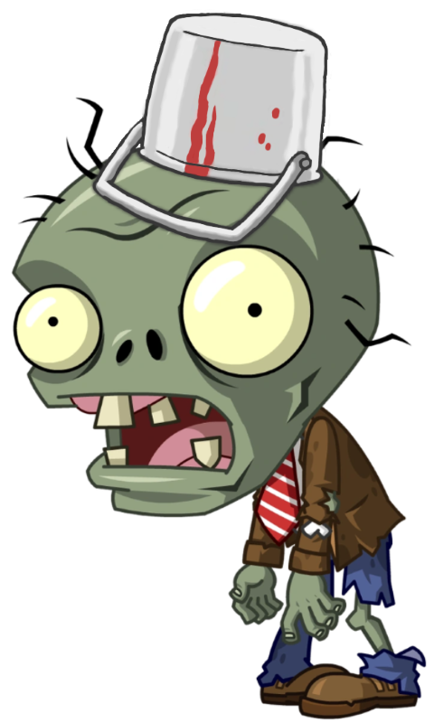 Мозговитый зомби с ведром (Brainz zombie with a bucket) | PvZ 2