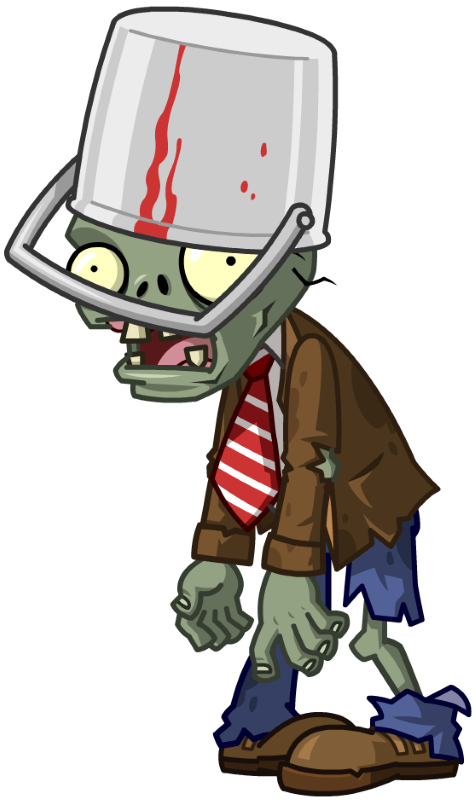 Зомби с ведром (Buckethead Zombie) | PvZ 2