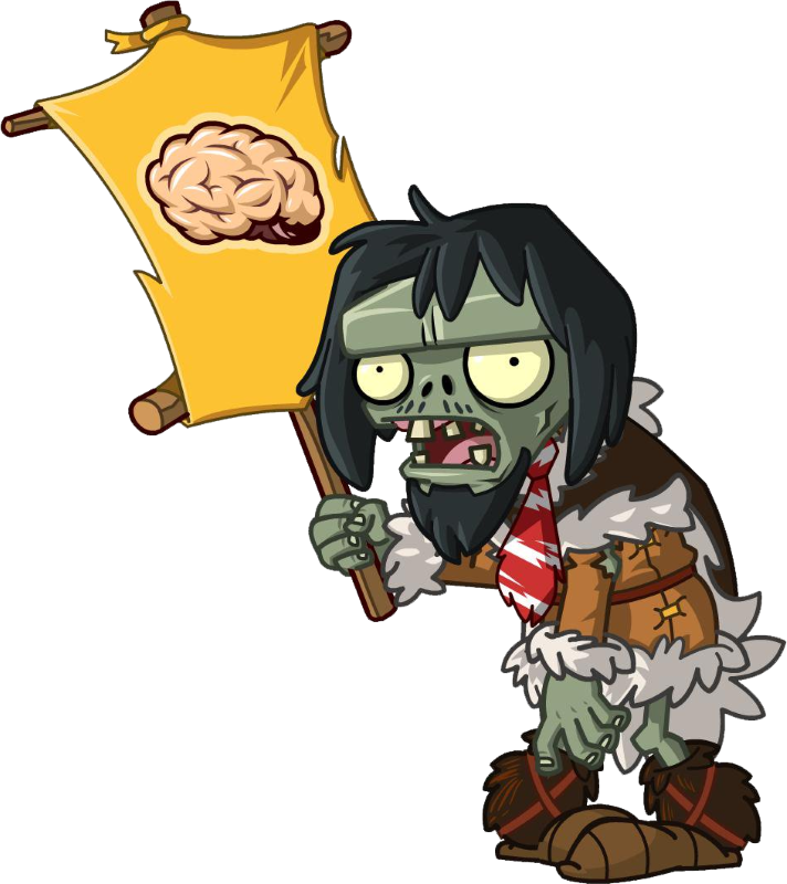 Пещерный зомби с флагом (Cave Flag Zombie) | PvZ 2
