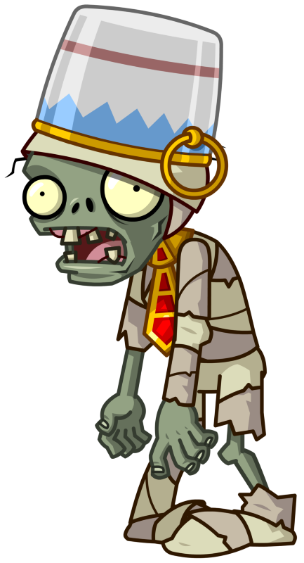 Зомби-мумия с ведром (Buckethead Mummy) | PvZ 2