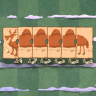 Рождественский четырёхгорбый верблюд-зомби (Christmas Zombie four humped camel)