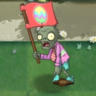 Пасхальный зомби с флагом (Easter zombie with a flag)