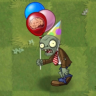 Праздничный зомби с шариками (Festive zombie with balloons)