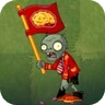 Лунный зомби с флагом (Lunar zombie with a flag)